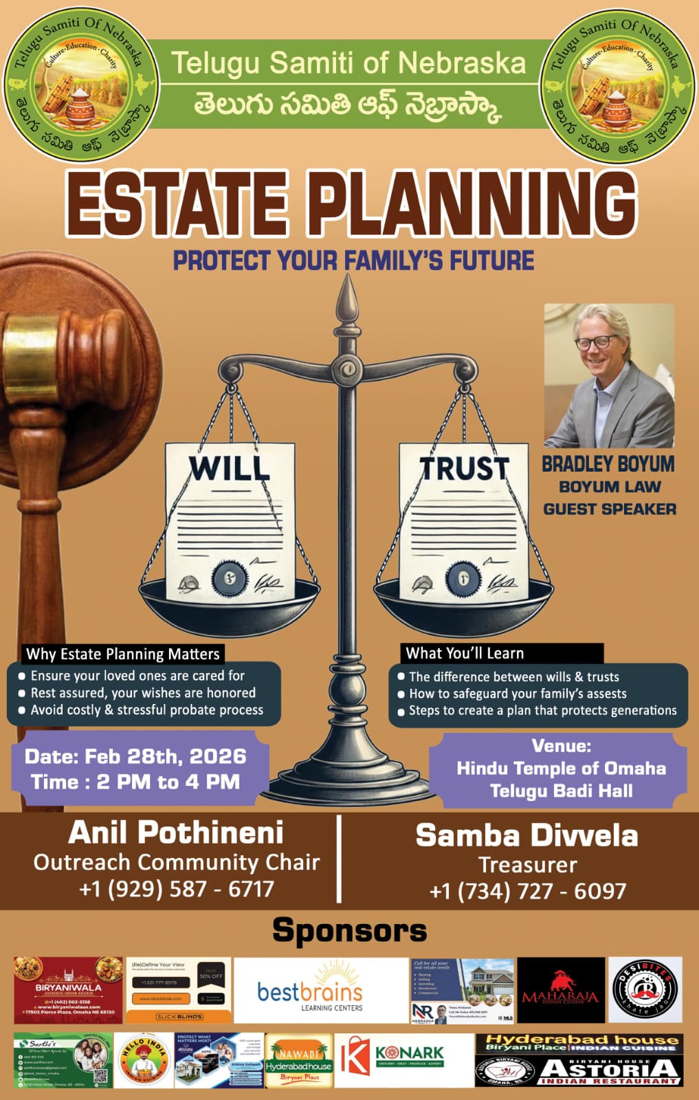 Estate Planning: Wills & Trusts -February 28 2PM CST